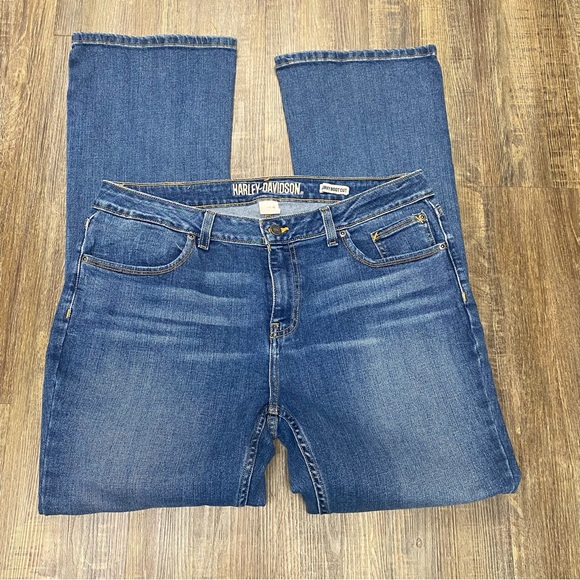 Harley-Davidson Curvy Boot‎ Cut Blue Jeans - Picture 16 of 16